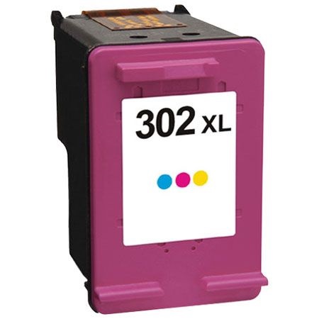 Cartouche d’encre compatible  HP 302 XL – F6U67AE – HP302 – Tricolor XL