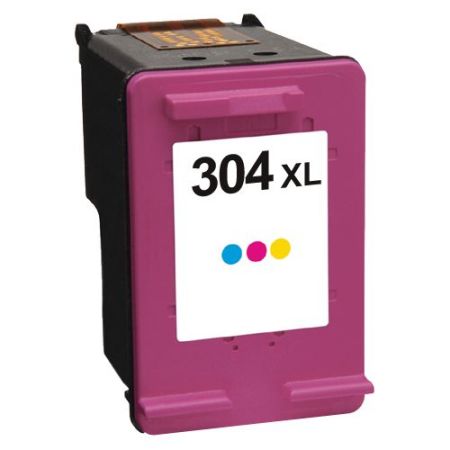 Cartouche d'encre compatible HP 304 XL - N9K07AE - HP304 - Tricolor XL