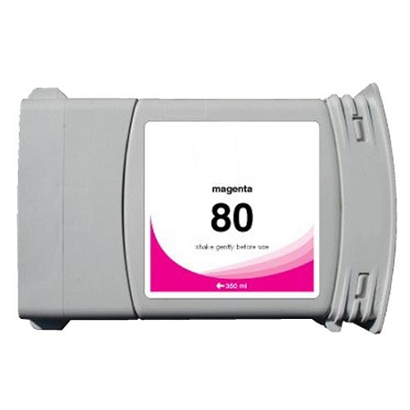 Cartouche compatible HP 80 – 350 ml – C4847A – HP80 – Magenta