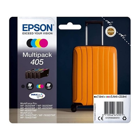 Cartouche d’encre originale Epson 405 – C13T05G64010 – Pack 4 couleurs