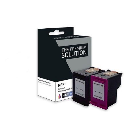 Cartouche d'encre compatible HP 303 XL - HP303 - Tricolor et Noir Premium Solution