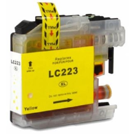 Cartouche d'encre compatible Brother LC 223 - LC223 - Jaune