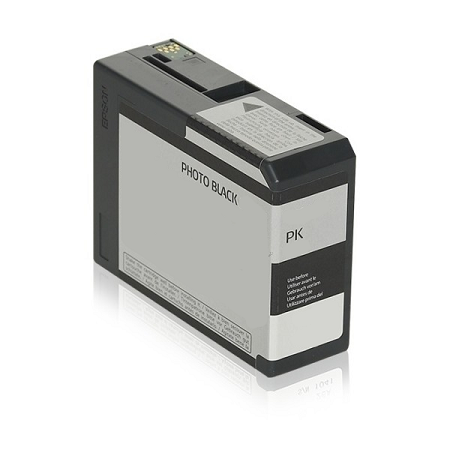 Epson T5801 Cartouche d'encre pigmentée générique photo noire - Remplace C13T580100