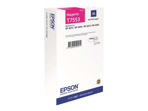 Epson T7553 cartouche originale avec C13T755340 – Magenta