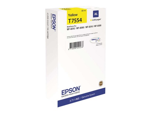 Epson T7554 cartouche originale avec C13T755440 – Jaune