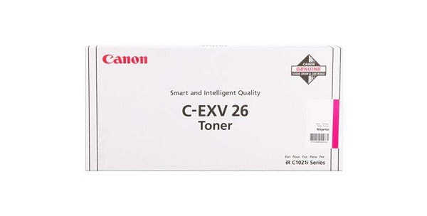 Canon EXV26 M – Toner original avec C- EXV26 – 1658B006 – Magenta