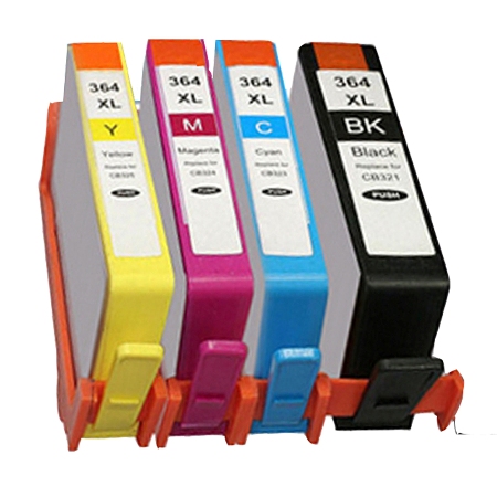Cartouche d’encre compatible HP 364XL – HP364 XL – Pack 4 couleurs XL