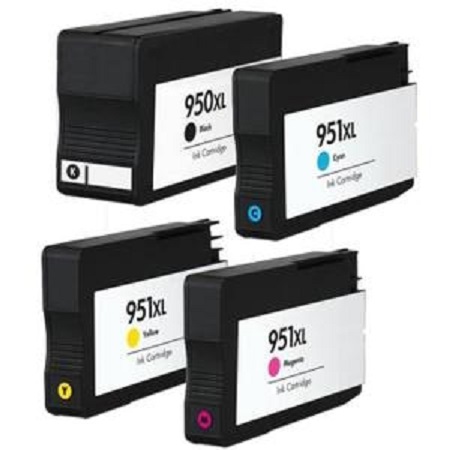 Cartouches d’encre compatibles HP 950XL – HP 951XL – C2P43AE – 4 couleurs