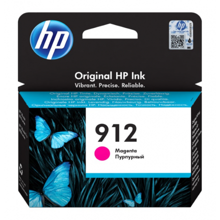 Cartouche d’encre originale HP 912 – HP912 – 3YL78AE – Magenta