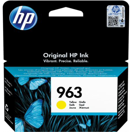 Cartouche d’encre originale HP 963 – HP963 – 3JA25AE – Jaune